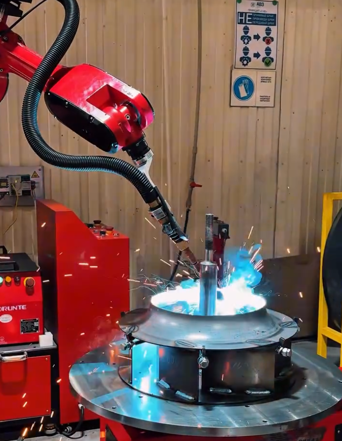 Automated valve assembly line: 6 DOF robotic arm